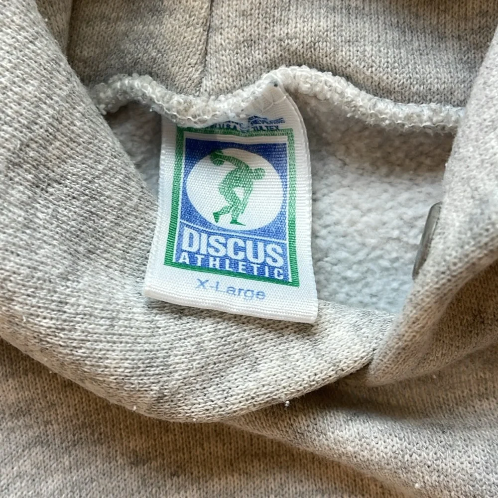 Vintage 90s Scout Camp Nature Loon Graphic Hoodie - Picture 6 of 7